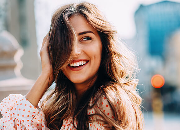 smiling woman