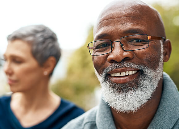 smiling man